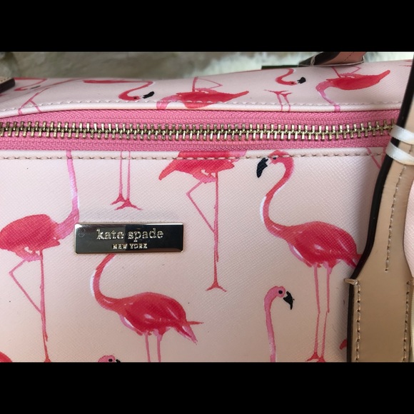 ❤️Kate Spade New York Shore Street Adaira Flamingo Baby Bag - Picture 8 of 17